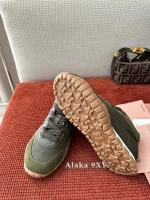 miumiu 2025 Spring/Summer Collection 🆕 Runway Style ~ Tyre Leather Sneakers 👟 Original-Grade Imported Knit Fabric / Suede Leather - 3 Colors Available - Image 10