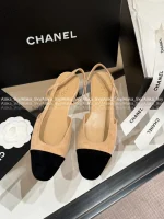 Chanel 2025 Fall/Winter Collection 🆕 Cashmere & Suede Color-Block Ballet Flats / Pumps for Women 🩰 - Image 24