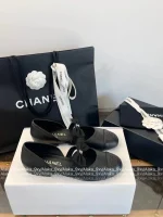 Chanel 2025 Early Fall Collection 🎀 Butterfly Ballet Flats / Pumps for Women - Jennie's Same Style, Imported Genuine Lambskin - Image 24