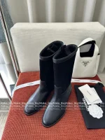 Chanel 2025 Fall/Winter Atelier Collection 👢 Patchwork Suede Mid-Calf Martin Boots for Women - Image 21