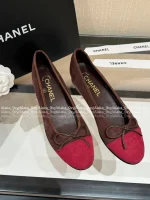 Chanel 2025 Early Fall Collection 🌈 Imported Calfskin Leather Bow-Tie Mary Jane Flats for Women - Balletcore Style - Image 15