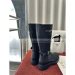 Dior 2025 Fall/Winter Collection 👢 D-Town Knee-High Equestrian Boots - Full-Grain Leather Uppers / EVA Sole - Image 16