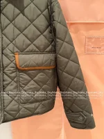 miumiu 2025 Fall/Winter Collection Suede & Quilted Pocket Detail Military Green Insulated Cotton Coat for Women - Image 20