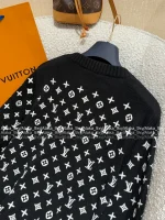 Louis Vuitton 2025 Autumn/Winter Collection 🤍 Embroidered Ingot Pattern Jacquard Logo Knit Cardigan - Full Color Range Available in Imported Kashmir Cashmere - Image 22