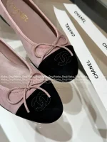 Chanel 2025 Early Fall Collection 🌈 Imported Calfskin Leather Bow-Tie Mary Jane Flats for Women - Balletcore Style - Image 31