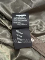 miumiu 2025 Fall/Winter Collection Suede & Quilted Pocket Detail Military Green Insulated Cotton Coat for Women - Image 27