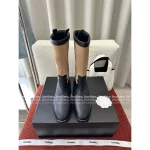 Chanel 2025 Fall/Winter Atelier Collection 👢 Patchwork Suede Mid-Calf Martin Boots for Women - Image 15