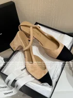 Chanel 2025 Fall/Winter Collection 🆕 Cashmere & Suede Color-Block Ballet Flats / Pumps for Women 🩰 - Image 36