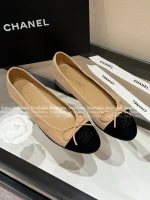 Chanel 2025 Early Fall Collection 🌈 Imported Calfskin Leather Bow-Tie Mary Jane Flats for Women - Balletcore Style - Image 27