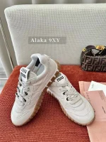 miumiu 2025 Spring/Summer Collection 🆕 Runway Style ~ Tyre Leather Sneakers 👟 Original-Grade Imported Knit Fabric / Suede Leather - 3 Colors Available - Image 26