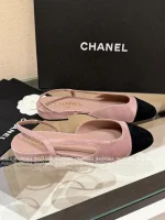 Chanel 2025 Fall/Winter Collection 🆕 Cashmere & Suede Color-Block Ballet Flats / Pumps for Women 🩰 - Image 29