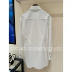 Chanel Rich Girl Aesthetic 🎀 2025 Fall Collection 3D Shirt Collar Bow Design Dress for Women - Image 5