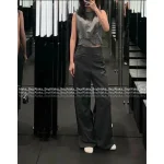 MAISON MARGIELA 2025 Early Fall/Winter Collection 👖 6️⃣ Gray Designer Pocket Trousers for Women - Slims & Lengthens Legs (Perfect for Pear Shape!) - Image 16