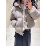 BRUNELLO CUCINELL 2025 Fall/Winter Collection ✨ Imported Cashmere + White Goose Down Puffer Coat for Women - Image 11