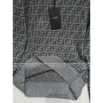 FENDI 2025 Fall/Winter Collection Round Neck Jacquard Letter Logo Imported Wool/Silk Blend Pullover Knit Sweater for Women - Image 5