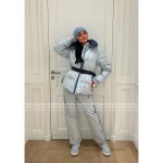 Dior 2025 Fall/Winter Collection 🔍 Letter Logo Waistband Design Puffer High-Neck Down Coat for Women - White Goose Down - Image 2