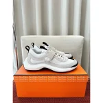 Hermes 2025 Fall/Winter Collection 🐎 Loop Sneaker Leather Sports Shoes 👟 Imported Calfskin/Suede/Lamb Lining - Image 4