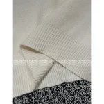 Loewe 2025 Early Fall/Winter Collection ☑️ Embroidered Letter Logo Hooded Wool Knit Pullover for Women - Image 7