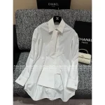 Chanel Rich Girl Aesthetic 🎀 2025 Fall Collection 3D Shirt Collar Bow Design Dress for Women - Image 14