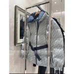 Dior 2025 Fall/Winter Collection 🔍 Letter Logo Waistband Design Puffer High-Neck Down Coat for Women - White Goose Down - Image 12