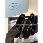 Prada 2025 Early Fall/Winter Collection 👢 Calfskin Classic ▶️ Triangle Logo Platform Gear ⚙️ Ankle Boots & Chelsea Boots for Women - Image 6