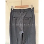 MAISON MARGIELA 2025 Early Fall/Winter Collection 👖 6️⃣ Gray Designer Pocket Trousers for Women - Slims & Lengthens Legs (Perfect for Pear Shape!) - Image 10
