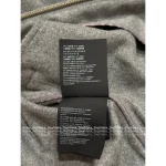 miumiu 2025 Early Fall/Winter Collection 🩶 Minimalist Luxury Gray Tones Lapel Letter Logo Imported Lambswool/Cashmere Jacket - Image 14
