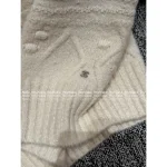 Chanel 2025 Fall/Winter Collection 🐑 Gaole 3D Jacquard Logo Pullover Cashmere/Wool-Silk Blend Sweater for Women - Image 9