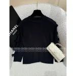 Chanel 2025 Fall/Winter Collection 🎀 Velvet Bow Round Neck Wool Knit Cardigan for Women - Image 13