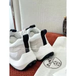 Hermes 2025 Fall/Winter Collection 🐎 Loop Sneaker Leather Sports Shoes 👟 Imported Calfskin/Suede/Lamb Lining - Image 10