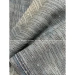 BALENCIAGA 2025 Early Fall Collection 👖 Sparkling Heavyweight Hot-Fix Rhinestone High-Waist Slimming Wide-Leg Jeans for Women - Image 11