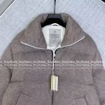 BRUNELLO CUCINELL 2025 Fall/Winter Collection ✨ Imported Cashmere + White Goose Down Puffer Coat for Women - Image 3