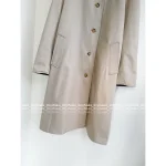 Louis Vuitton K-Pop Idol Same Style 🆕 2025 Early Fall/Winter Collection Reversible Long Trench Coat 🧥 Imported Houndstooth Wool Blend - Image 7