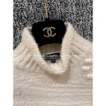 Chanel 2025 Fall/Winter Collection 🐑 Gaole 3D Jacquard Logo Pullover Cashmere/Wool-Silk Blend Sweater for Women - Image 15