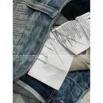 BALENCIAGA 2025 Early Fall Collection 👖 Sparkling Heavyweight Hot-Fix Rhinestone High-Waist Slimming Wide-Leg Jeans for Women - Image 10