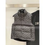 Dior 2025 Fall/Winter Collection 🆕 Classic Letter Logo Bee Embroidery High-Neck Vest Padded Coat - Image 14