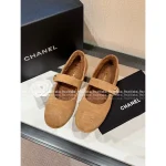 Chanel 2025 Fall/Winter Collection 🐻 Teddy Bear Imported Suede Lamb Shearling Mary Jane Flats ~ Ultra Comfort - Image 12