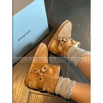 BALENCIAGA 2025 Fall/Winter Collection 🤎 Alaska Sof* Studded Lace-Up Snow Boots - Imported Suede with Shearling Lining - Image 7
