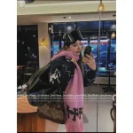 CHROME HEARTS 2025 Fall/Winter Collection ✝️ Heavyweight Genuine Leather Cross Logo Fringe Oversized Scarf - Unisex - Image 9