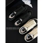 Chanel 2025 Fall/Winter Collection 🐼 Black-White Colorblock Patent/Lambskin Leather Classic Cortez Sneakers 👟 Two Colors Available - Image 6