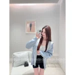 Dior 2025 Early Fall/Winter Collection ⭐️ Hooded Jacquard Letter Logo Cashmere Zip-Front Jacket Knit Cardigan - Image 3
