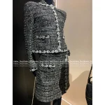 Chanel 2025 Fall/Winter Collection 🆕 Handmade Floral Beaded Wool 🦙 Tweed Fabric Woven Pocket Blazer - Image 10