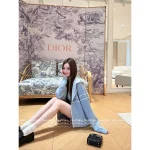 Dior 2025 Early Fall/Winter Collection ⭐️ Hooded Jacquard Letter Logo Cashmere Zip-Front Jacket Knit Cardigan - Image 12