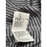 miumiu 2025 Early Fall Collection Round Neck Pocket Striped Logo 100% Cotton Base Layer Long Sleeve - Image 4