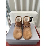 BALENCIAGA 2025 Fall/Winter Collection 🤎 Alaska Sof* Studded Lace-Up Snow Boots - Imported Suede with Shearling Lining - Image 15