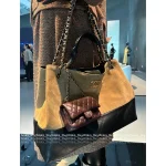 Chanel In Stock 🤎 2025 Atelier Collection Runway Style Suede & Metal Chain ⛓️ Tote - Imported Full-Y Hardware Fabric - Image 13