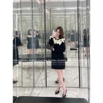Chanel 2025 Fall/Winter Collection 🎀 Handmade 3D Bow & Floral Embellishment Round Neck Wool Knit Dress - Image 8