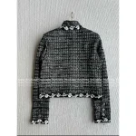 Chanel 2025 Fall/Winter Collection 🆕 Handmade Floral Beaded Wool 🦙 Tweed Fabric Woven Pocket Blazer - Image 5