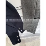 THOM BROWNE 2025 Early Fall/Winter Collection 🆕 Back Goose 🦢 Jacquard Pattern Hooded Knit Cardigan 100% Wool - Image 16