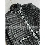 Chanel 2025 Fall/Winter Collection 🆕 Handmade Floral Beaded Wool 🦙 Tweed Fabric Woven Pocket Blazer - Image 4